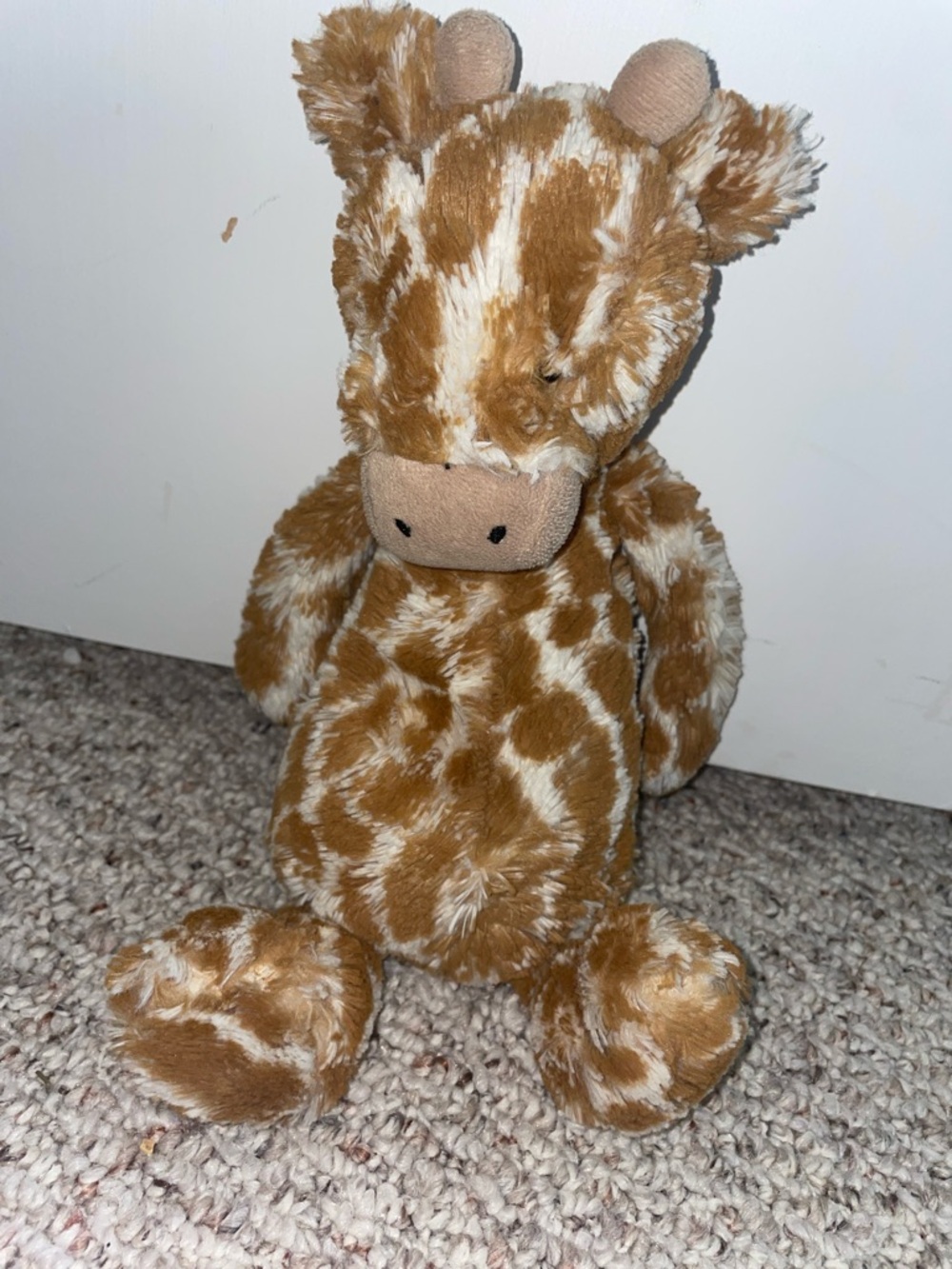 Jellycat Brown and Cream Spotted Giraffe Plush